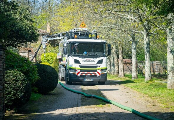 Camion intervention assainissement - Dubillot Environnement