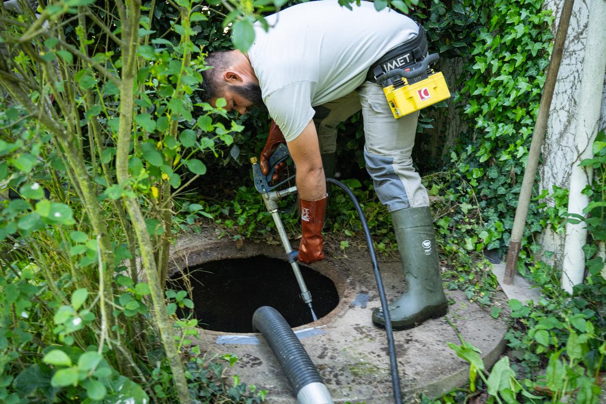 Nettoyage haute pression cuve assainissement