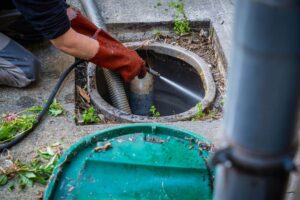 Nettoyage haute pression cuve assainissement